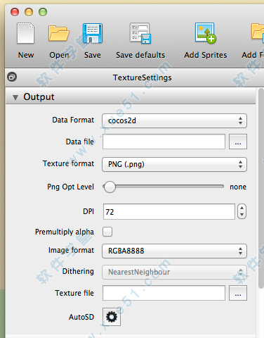 7在左侧TextureSettings中设置各种参数