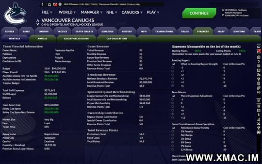 特许经营曲棍球经理8 v8.4.71 Franchise Hockey Manager 8 for mac 特许经营曲棍球经理8 v8.4.71 Franchise Hockey Manager 8 for mac