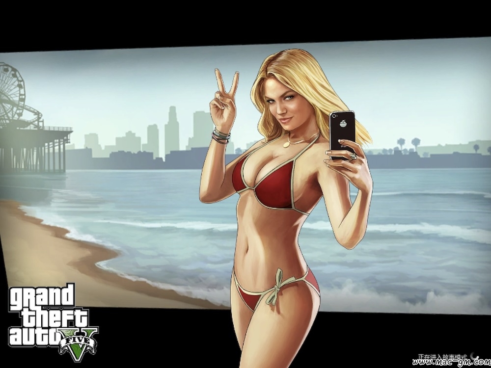 侠盗猎车手5 中文版 GTA5 Mac版 Grand Theft Auto V 苹果电脑 单机游戏 Mac游戏 开放世界